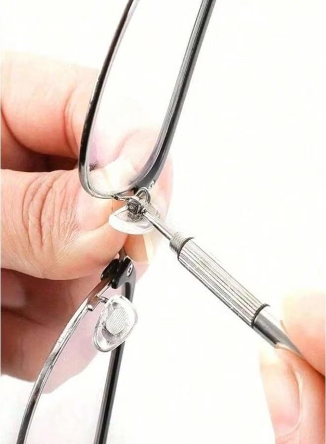 Mini mobile phone watch Steel Glasses Screwdriver,Multifunction Eyeglass Screwdriver Repairing Kit, Tiny Screwdriver For Glasses Tightening Repair Screwdriver With Keychain,Portable Hand Tools, Precision Screwdriver Tools Christmas For Holiday Gift Giving, Tools For Men - Image 2